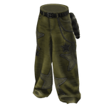Yellow Starlit Ripped Baggy Jeans