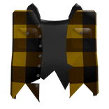 Yellow Torn Flannel