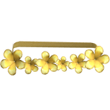 Yellow Tropical Flower Summer Belt Beach Cute