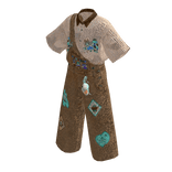 Yellow Y2K Cute Denim Overall Set [PBR]