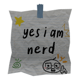 Yes I Am Nerd Doodled Note 🤓