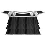 🤍 pretty off shoulder doll ruffle dress b&w