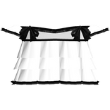 pretty white ruffled off shoulder lace doll dress