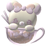 . ‿ ʚїɞ sweet korila bear coffee waist plush ♡ ⊹ .