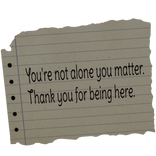 You're Not Alone Note