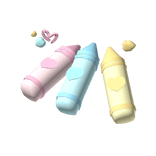 ♡ yummy i eat all crayons kawaii cute tweencore xd