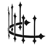 Yuno Half Crown Black and White 