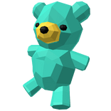 [Free UGC] ⚡ Zapshot TeddyBear 🧸 (Green Vert) 🥗
