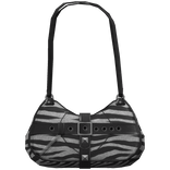 Zebra Y2K Purse (Black)
