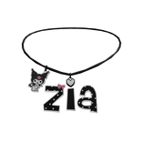 zia necklace black and grey