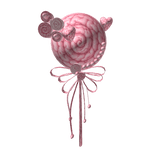 Zombie Brain Horror Halloween Pink Lolipop