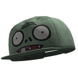 Zombie Fitted Cap Tilt Y2K Goth Plants vs. Zombies