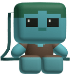 Zombie - Plush Drowned Teal (Blocky) [1.0]