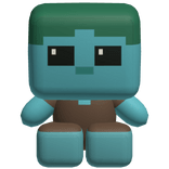 Zombie - Plush Teal (No Straps) [NO]