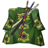 Zoro Wano Cape & Swords