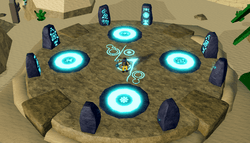 The glowing runes in Blox Fruits