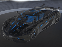 The 2019 Koenigsegg Regera in Driving Empire