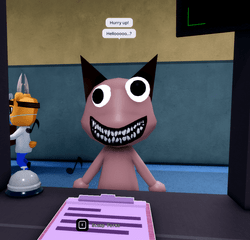 A patient with a distorted face in Animal Hospital