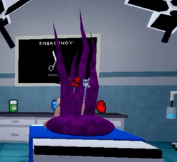 The Tentacle monster in Animal Hospital