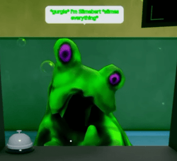 Slimebert in Animal Hospital