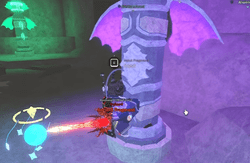 The purple totem and Ancient Fragment in Fisch