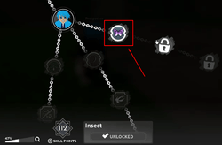 The Insect Breathing node in the Skill Tree in Slayers 2