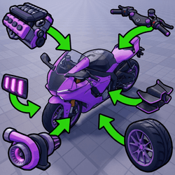 Game thumbnail for Unbox a Motorbike
