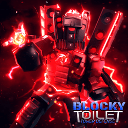 Game thumbnail for Blocky Toilet Tower Defense