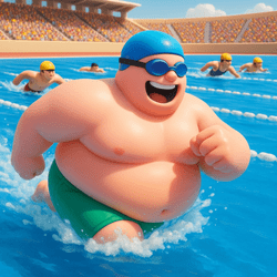 Game thumbnail for Race Swimmer Simulator