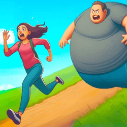 Game thumbnail for Get Fat And Roll Race
