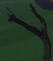 A Sinister tree in Lumber Tycoon 2