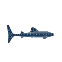 Fisch Poseidon Rod Whale Shark example