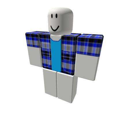 Blue Plaid Shirt 