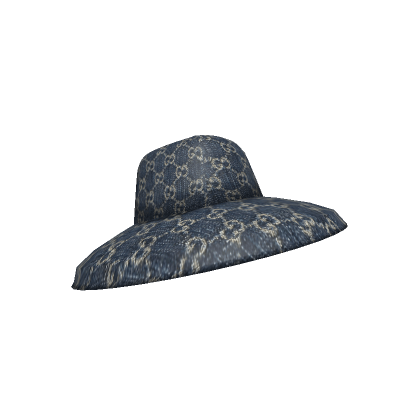 Gucci Denim Wide Brim Hat