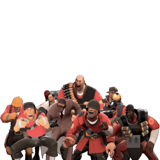All tf2 classes laughing at you