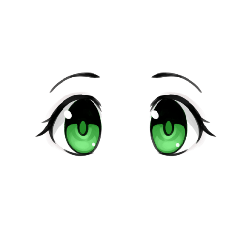 Anime Eyes - Green