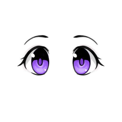 Anime Eyes - Purple