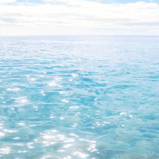 baby blue aesthetic beach