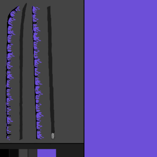 black and purple flame sword for shindo