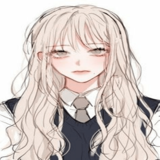 Blonde Anime Girl in a uniform