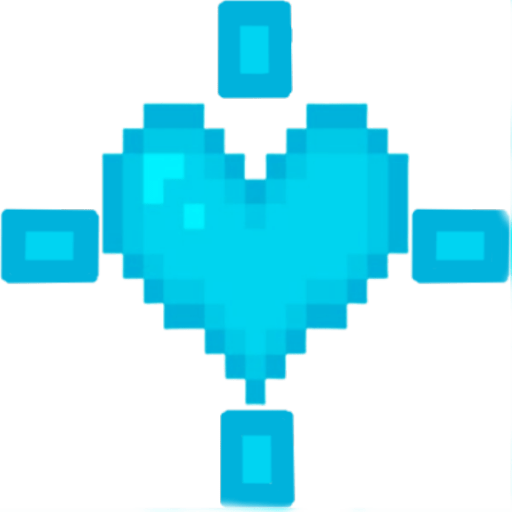 blue heart crosshair