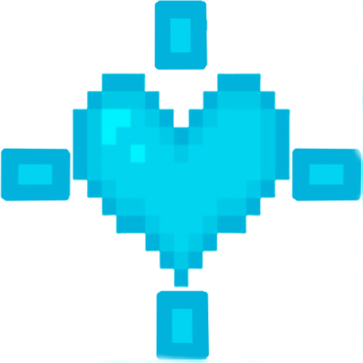 blue heart crosshair