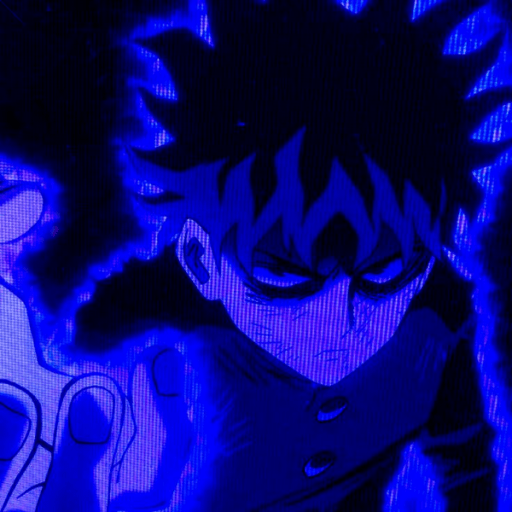 BLUE MOB/ANIME BOY