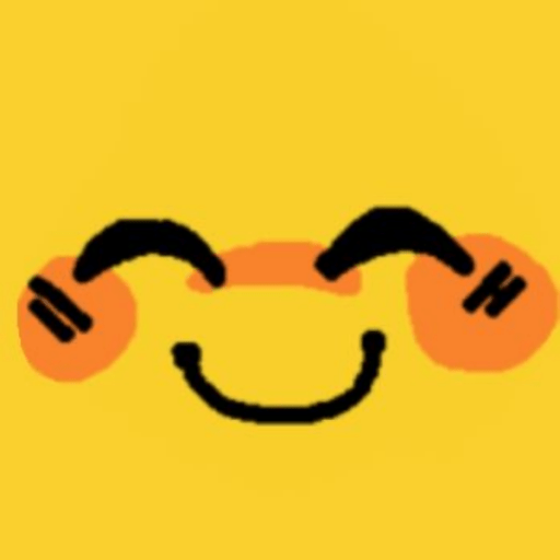 cursed but cute emoji - happy ^U^