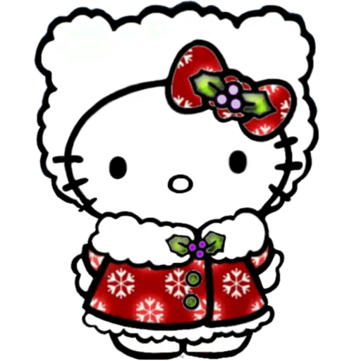 Hello Kitty Christmas cursor 3