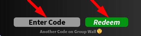 The code redeeming interface in Zombie Apocalypse Tycoon