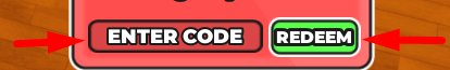 The code redeeming interface in Taco Shop Tycoon