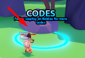 The Codes zone in RPG Simulator