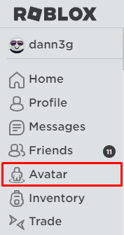 No face guide avatar button