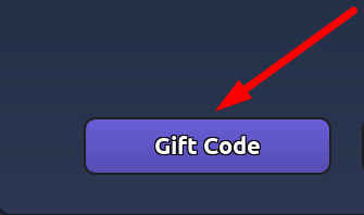 The Gift Code button to open the claim codes menu in Teamwork Puzzles 3